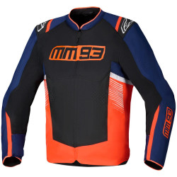 Bunda T-SPS AIR V2 MM93 kolekce, ALPINESTARS (červená fluo/modrá/černá/bílá) 2025