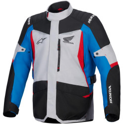 Bunda ST-1 WATERPROOF HONDA kolekce, ALPINESTARS (šedá/modrá/černá/červená) 2025