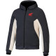 Bunda CHROME V3 SPORT HOODIE HONDA kolekce, ALPINESTARS (tmavě šedá/krémová/červená) 2025