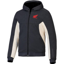 Bunda CHROME V3 SPORT HOODIE HONDA kolekce, ALPINESTARS (tmavě šedá/krémová/červená) 2025