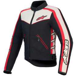 Bunda STELLA T-DYNO WATER RESISTANT, ALPINESTARS, dámská (černá/béžová/červená) 2025