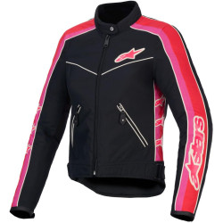 Bunda STELLA T-DYNO WATER RESISTANT, ALPINESTARS, dámská (černá/červená/růžová) 2026