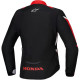 Bunda STELLA T-JAWS V4 WATERPROOF HONDA kolekce, ALPINESTARS, dámská (černá/červená/bílá) 2025
