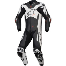 Jednodílná kombinéza GP PLUS V4 SPRINT, TECH-AIR kompatibilní, ALPINESTARS (černá/bílá/červená fluo) 2025