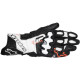 Rukavice GP PLUS R V3, ALPINESTARS (černá/bílá/červená fluo) 2025