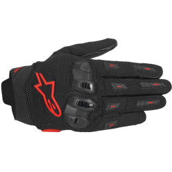Rukavice SP X 5 AIR, ALPINESTARS (černá/červená fluo) 2025
