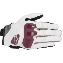 Rukavice CHROME V2, ALPINESTARS, dámské (bílá offwhite/purpurová) 2025