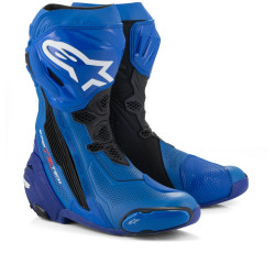 Boty SUPERTECH R VENTED, ALPINESTARS (modrá/černá, perforovaná obšívka) 2025