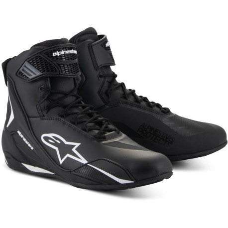 Boty FASTER-4, ALPINESTARS (černá/bílá) 2025