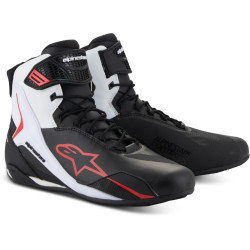 Boty FASTER-4, ALPINESTARS (černá/bílá/červená) 2025