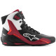 Boty FASTER-4, ALPINESTARS (černá/bílá/tmavě červená) 2025