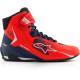 Boty FASTER-4 MM93 kolekce, ALPINESTARS (červená fluo/modrá/bílá) 2025