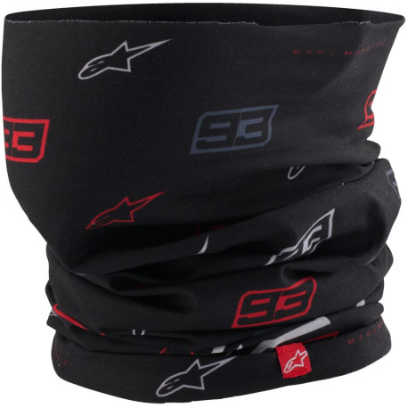 Nákrčník MM93 kolekce, ALPINESTARS (černá/šedá/červená) 2025