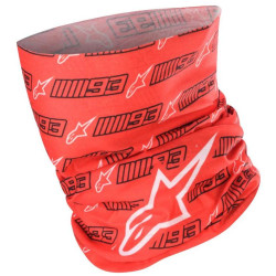 Nákrčník MM93 kolekce, ALPINESTARS (červená/černá/bílá) 2025
