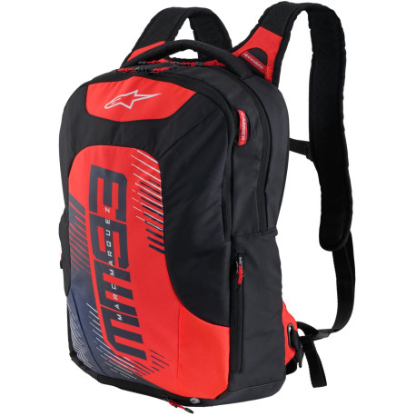 Batoh CITY HUNTER V2 MM93 kolekce, ALPINESTARS (červená fluo/modrá/černá/bílá) 2025