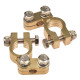 Mosazné bateriové svorky Clasic 17.5 mm + a 15.9 mm - (pár 2 ks)