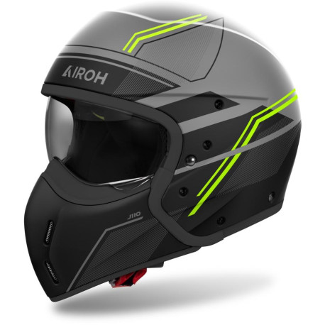 Přilba J110 Slim, AIROH (žlutá matná) 2025