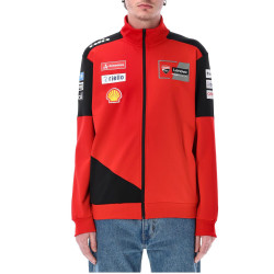 Mikina na zip TEAM DUCATI Corse, (červená, černá)
