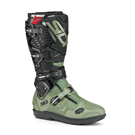 Moto boty SIDI Crossfire 3 SRS černé / army zelené