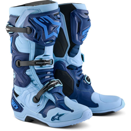 Boty TECH 10 limitovaná edice STEELERS, ALPINESTARS (modrá/světle modrá) 2025