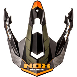 Kšilt pro přilby N312 VAPOR, NOX (khaki matná, oranžová)