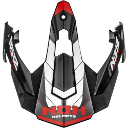 Kšilt pro přilby N312 VAPOR, NOX (bílá,černá,červená)