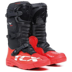Dětské moto boty TCX COMP KID černo/červené