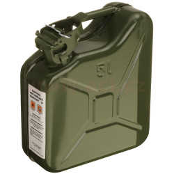 Plechový kanystr na PHM - objem 5 l