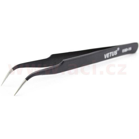 Pinzeta ESD-15 nerezová antimagnetická zahnutá, délka 135mm