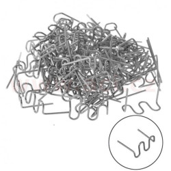 Sponky na svařování plastu typ S 0,8mm, 100 ks