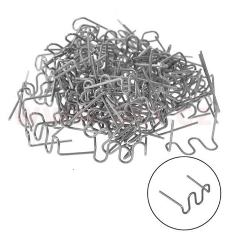 Sponky na svařování plastu typ S 0,8mm, 100 ks