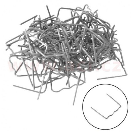 Sponky na svařování plastu typ vlna 0.8mm, 100 ks