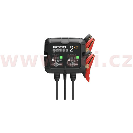 Nabíječka pro nabíjení 2 baterií NOCO 2x2, 6/12 V, 2-40 Ah, 2 A