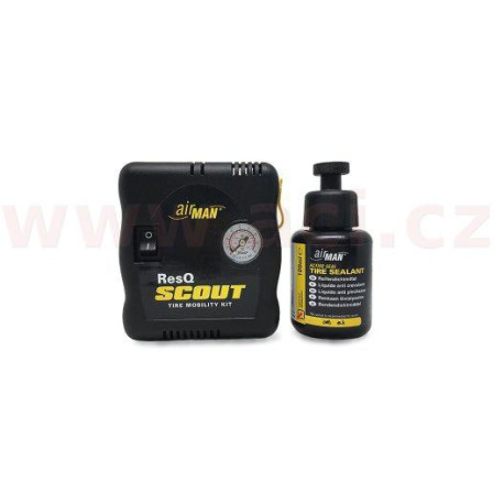 AIRMAN ResQ Scout VO poloautomatická opravná sada pneu MOTO 100 ml