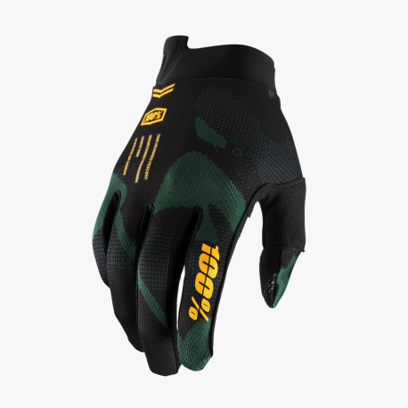 Rukavice iTRACK, 100% - USA (šedá camo)