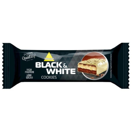 Proteinová tyčinka s polevou z tmavé čokolády Premium black&white 45g