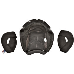 Lícnice a klobouk pro přilby Oxygen 2.0, CASSIDA (černá/šedá)