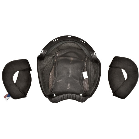 Lícnice a klobouk pro přilby Oxygen 2.0, CASSIDA (černá/šedá)