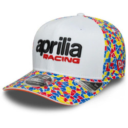 Kšiltovka APRILIA RACING BARCELONA (bílá, více bar.)