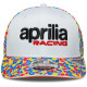 Kšiltovka APRILIA RACING BARCELONA (bílá, více bar.)