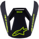 Kšilt pro přilby S-M3 RADIUM, ALPINESTARS, dětská (černá mat/šedá/žlutá fluo)