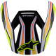 Kšilt pro přilby S-M3 WURX, ALPINESTARS, dětská (modrá/červená/bílá)