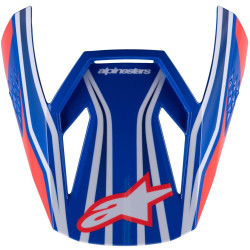Kšilt pro přilby S-M3 WURX, ALPINESTARS, dětská (černá/žlutá fluo/modrá/červená)