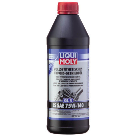 LIQUI MOLY Hypoidní převodový olej LS SAE 75W-140 GL5 plně syntetický olej 1l