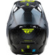 Přilba FORMULA S CARBON, FLY RACING - USA (šedá/hi-vis)