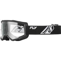 Brýle FOCUS, FLY RACING - USA (černá/bílá - čiré plexi)
