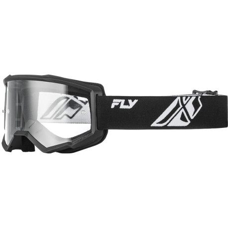 Brýle FOCUS, FLY RACING - USA (černá/bílá - čiré plexi)
