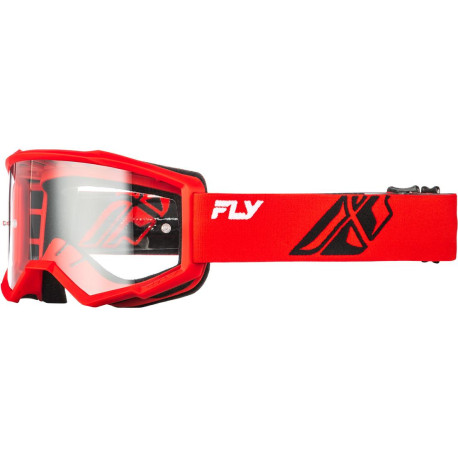 Brýle FOCUS, FLY RACING - USA (červené/černé - číré plexi)