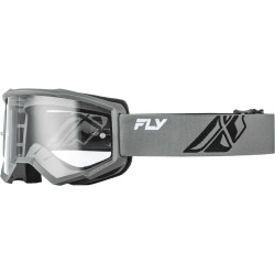 Brýle FOCUS, FLY RACING - USA (šedé/černá - čiré plexi)