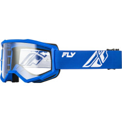Brýle FOCUS, FLY RACING - USA dětské (modré/bílé - čiré plexi)